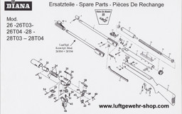 Zeige Produkte für Kategorie Diana 26 Ersatzteile Bild für Kategorie Diana 26 Ersatzteile