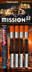 Mission 22 Feuerwerkssortiment für Schreckschusswaffen - bunte Signalmunition mit SpitzenEffekten