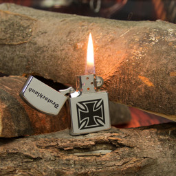 Sturmfeuerzeug silber mit Motiv Deutschland Sturmfeuerzeug Benzin silber mit Motiv Deutschland