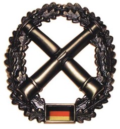 Bild von BW Barettabzeichen Artillerietruppe - Bundeswehr-Abzeichen