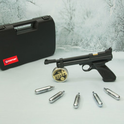 Crosman CO2 Pistolen Set im Kaliber 5,5 mm Diabolo Crosman CO2 Pistolen Set im Kaliber 5,5 mm Diabolo