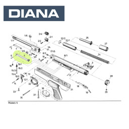 Zeige Details für Schubstange Luftpistole Diana 5-5G-6-6G-6M Bild von Schubstange Luftpistole Diana 5-5G-6-6G-6M
