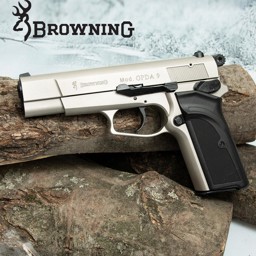 Zeige Details für Browning GPDA 9 vernickelte Schreckschusspistole im Kaliber 9 mm PAK Bild von Browning GPDA 9 vernickelte Schreckschusspistole im Kaliber 9 mm PAK