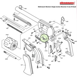 Bild von Sperre für Weihrauch Western Single Action Revolver