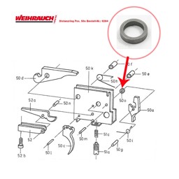 Zeige Details für Weihrauch Matchabzug Rekord Ersatzteile - Distanzring 50o Bild von Weihrauch Matchabzug Rekord Ersatzteile - Distanzring 50o