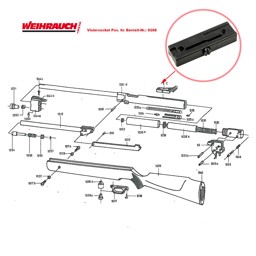 Zeige Details für Weihrauch HW77 Ersatzteile - der Visiersockel Bild von Weihrauch HW77 Ersatzteile - der Visiersockel