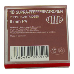 Bild von Pfefferpatronen 8mm - Pfeffergaspatronen 8 mm von Wadie für Gaspistolen