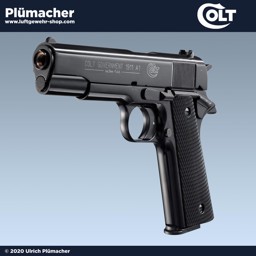 Colt Government 1911 A1 9 mm PAK Schreckschuss Pistole inkl. Koffer und Abschussbecher für pyrotechnische Munition