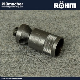 Abschussbecher Röhm RG 88 Schreckschuss - Zusatzlauf - Signalbecher - Raketenbecher Abschussbecher Röhm RG 88 Schreckschuss - Zusatzlauf zum Aufschrauben auf Ihre Schreckschusspistole. Der Signalbecher hat das Kaliber 15 mm.