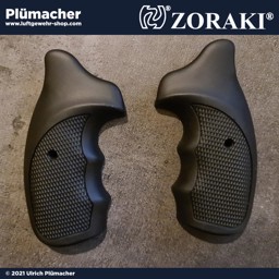 Griffschalen Zoraki R1 & R2 Combat schwa Griffschalen Zoraki R1 & R2 Combat schwarz - hochwertige Griffschalen mit Fingermulden für Ihren Zoraki Schreckschussrevolver