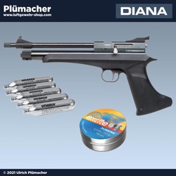Diana Chaser CO2 Pistolen Set im Kaliber 4,5 mm Diana Chaser CO2 Pistolen Set im Kaliber 4,5 mm