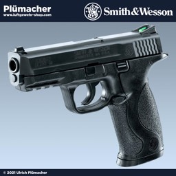 Smith & Wesson M&P 40 CO2 Pistole 4,5 mm BB Smith & Wesson M&P 40 CO2 Pistole 4,5 mm Steel BB mit einem 19 Schuss Magazin