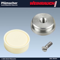 Kolbendichtung mit Adapter Weihrauch HW 30 - HW 50 - HW 55 alte Ausführung Kolbendichtung mit Adapter Weihrauch HW 30 - HW 50 - HW 55 alte Ausführung
