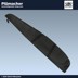Buffalo River Gewehrtasche Gewehrfutteral in schwarz Länge 132 cm mit Reisverschluss