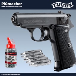 Walther PPK CO2 Pistole im Kaliber 4,5 mm BB Walther PPK CO2 Pistole im Kaliber 4,5 mm BB mit einem 15 Schuss Magazin