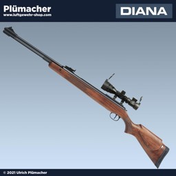 Diana 460 Magnum Luftgewehr mit Zielfernrohr 2-6x32 Diana 460 Magnum Luftgewehr mit Zielfernrohr 2-6x32. Ein Luftdruckgewehr mit Unterspannhebel