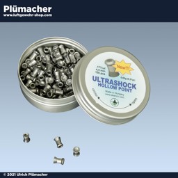Skenco Ultrashock Hollow Point Diabolo 4,5 mm Jagd Diabolo Skenco Ultrashock Hollow Point Diabolo im Kaliber 4,5 mm - Hohlspitzgeschoss für starke Luftgewehre