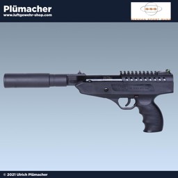BO Langley Silencer 4,5 mm Luftpistole mit Schalldämpfer BO Langley Silencer 4,5 mm Luftpistole mit Schalldämpfer