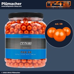 T4E Farbkugeln cal 68 - T4E Sport PAB68 Paintballs Paintball Farbkugeln cal 68 - T4E Markierungskugeln im Kaliber 68 - Umarex PAB 68