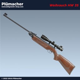 Weihrauch HW 35 Luftgewehr mit Zielfernrohr 3-9x40