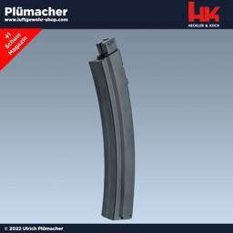 Magazin Heckler & Koch MP5 CO2 Maschinenpistole 4,5 mm BB Magazin Heckler & Koch MP5 CO2 Maschinenpistole 4,5 mm BB