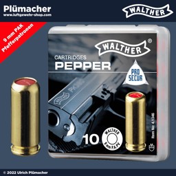 Pfefferpatronen 9 mm PAK für Schreckschuss Pistolen - Pfeffergaspatronen 9mm Pfefferpatronen 9 mm PAK für Schreckschuss Pistolen - Pfeffergaspatronen 9mm