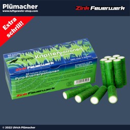 Knatterpatronen für Schreckschusswaffen Knatterpatronen für Schreckschusswaffen - extra schrille und laute Knatterpatronen