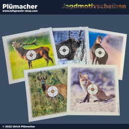Jagdmotiv Zielscheiben für Luftgewehre Zielscheiben mit Jagdmotiven für Luftgewehr und Luftpistole