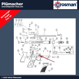 Sicherungskugel Crosman 2240 und 2260 Sicherungskugel Crosman 2240 und 2260 - Safety Ball