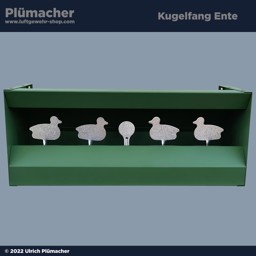 Kugelfang magnetisch Entenjagd für Luftgewehre und Luftpistolen Kugelfang magnetisch Entenjagd - Kugelfangkasten für Luftgewehr und Luftpistole