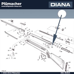 Abzugstütze Diana 25D-27-35. Ersatzteile für Diana Luftgewehre Abzugstütze Diana 25D-27-35. Ersatzteile für Diana Luftgewehre
