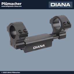 Diana Recoil Zielfernrohr Montage für 11mm-Prismenschienen Zero Recoil-Montage für 11mm-Prismenschienen, passend für Zielfernrohre mit einem Durchmesser von 25,4 und 30 mm.