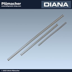 Kolbenfedersatz Diana 60-65-66-75  Federsatz Diana 60-65-66-75. Kolbenfedersatz 3-teilig für Diana Luftgewehre