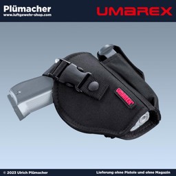 Pistolen Holster für mittlere Pistolen Pistolen Holster für mittlere Pistolen inkl. einer aufgesetzen Magazintasche