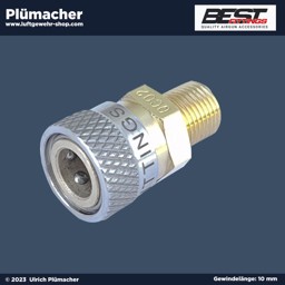 BEST Fittings Schnellkupplungsstecker – Standard 1/8 BSP