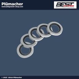 Best Fittings Dichtscheiben 1/8" passend für den Quick Coupler Stecker