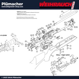 Weihrauch HW 110 Ersatzteile Weihrauch HW 110 Pressluftgewehr Ersatzteile