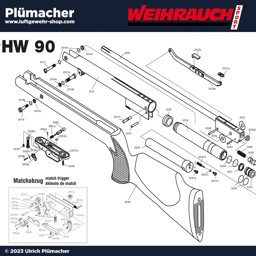Ersatzteile Weihrauch HW 90 Luftgewehr