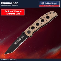 Smith & Wesson Extreme Ops Desert Tanto Smith & Wesson Extreme Ops Desert Tanto mit Gürtel Clip
