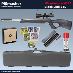 Weihrauch HW 97 Black Line STL Kofferset  Weihrauch HW 97 Black Line STL Kofferset zum Aktionspreis