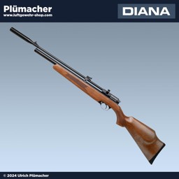 Diana Stormrider 4,5 mm mit Holzschaft und Schalldämpfer Diana Stormrider 4,5 mm mit Holzschaft und Schalldämpfer