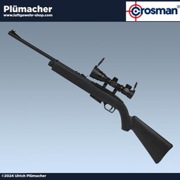 Crosman 1077 CO2 Luftgewehr mit 12 Schuss Trommelmagazin und Zielfernrohr 2-6x32. Das Crosman 1077 CO2 Luftgewehr ist die perfekte Wahl für alle, die ein zuverlässiges, präzises und vielseitiges Luftgewehr suchen.