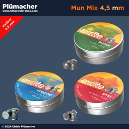 Mun Mix 4,5 mm ausgesuchte Diabolos für Ihr Luftgewehr Luftgewehr Mun Mix 4,5 mm ausgesuchte Diabolos für Ihr Luftgewehr