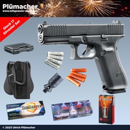 Glock 17 Schreckschuss Silvester Set mit viel Zubehör Glock 17 Schreckschuss Silvester Set mit viel Zubehör