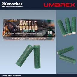 Battle Ground Ratterpatronen für Schreckschusswaffen Battle Ground Ratterpatronen von UMAREX. 20 Schuss extra laute Signalmunition.