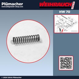 Weihrauch HW 70 Feder für Sicherungsstange Weihrauch HW 70 Feder für Sicherungsstange