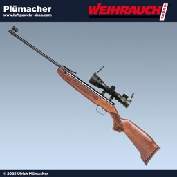 Weihrauch HW 30 S Luftgewehr mit kompaktem Zielfernrohr Weihrauch HW 30 S mit Zielfernrohr 2-6x32 beleuchtet und äußerst kompakt