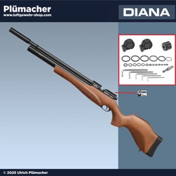 Diana Outlaw Luftgewehr mit Pressluftantrieb Diana Outlaw Pressluftgewehr mit viel Zubehör für ambitionierte Freizeitschützen