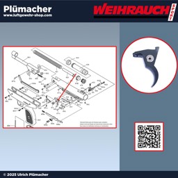 Abzug Weihrauch HW 70 - für die Reparatur der Luftpistole Weihrauch HW 70 Abzug für die Weihrauch Luftpistole als Ersatzteil