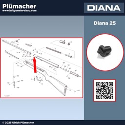 Verschlusskegel für Diana Luftgewehre und Luftpistolen – Ersatzteil Laufverriegelung Original Verschlusskegel (Verschlussbolzen) für Diana Luftgewehre und Luftpistolen HW 5, 25, 35, 45, 280 und LP8 Magnum – Ersatzteil für Laufverriegelung und Reparatur